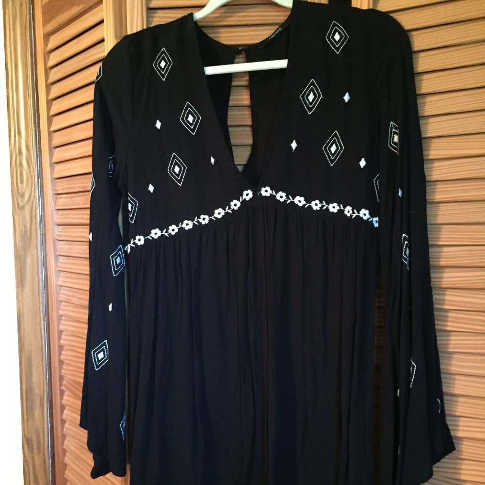 Black Boho Dress